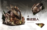 Оригинальная аниме фигурка &laquo;Freedom Studio - Attack on Titan 016 Zeke Yeager & Beast Titan&raquo;