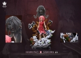 Оригинальная аниме фигурка &laquo;SAKURA Studio - Naruto Light Statue Resonance Series 12th Series Haruno Sakura 13th Series Inuzuka Kiba&raquo;