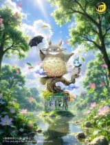 Оригинальная аниме фигурка &laquo;MoonShadow Studio - Hayao Miyazaki Micro Scene Series 001 My Neighbor Totoro&raquo;