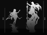 Оригинальная аниме фигурка &laquo;Halo Studio - Wuthering Waves Cartethyia&raquo;