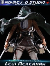 Оригинальная аниме фигурка &laquo;Monkey.D Studio - Attack On Titan Captain Levi&raquo;
