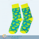 Дизайнерські шкарпетки Cats type 1Lemon
