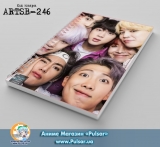 Скетчбук (sketchbook) на пружині 80 аркушів BTS tape 9