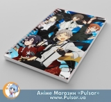 Скетчбук (sketchbook) на пружині 80 аркушів Bungou Stray Dogs - tape 8