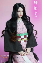 Шарнирная кукла &laquo;1/6 Scale Crimson flame Girl Nezuko Cosplay Version-Demon Slayer-JKtoys Studio&raquo;