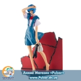 Оригінальна аніме фігурка Evangelion New Movie Ver. School Uniform Ayanami Rei EX Figure / Sega (Game Prize)
