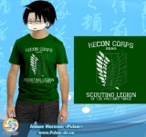 Футболка Атака на титанів ( Shingeki no Kyojin ) модель Загін розвідки Green Corp.