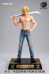 Оригинальная аниме фигурка &laquo;1/6 Scale Law, Zoro, Luffy, Sanji and Ace-One Piece-Black Dragon Studio&raquo;