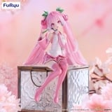 Оригинальная аниме фигурка &laquo;Vocaloid Hatsune Miku Noodle Stopper Figure Sakura Miku 2024 Pearl Color Ver.&raquo;