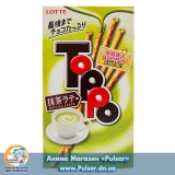 Палички Lotte Toppo matcha latte Матя Латте