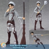 Оригинальная аниме фигурка Shingeki no Kyojin - Figma Levi Cleaning ver. ( Wonder Festival 2014 )