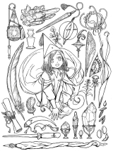 Ательє чаклунських капелюхів (Coloring book)