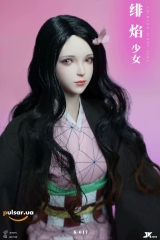 Шарнирная кукла &laquo;1/6 Scale Crimson flame Girl Nezuko Cosplay Version-Demon Slayer-JKtoys Studio&raquo;