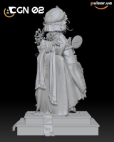 Оригинальная аниме фигурка &laquo;1/7 Scale Saigyouji Yuyuko-Touhou Project-ACGN 02 Studio&raquo;