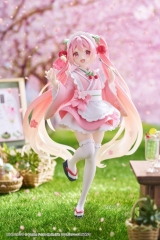 Оригинальная аниме фигурка &laquo;"Character Vocal Series 01 Hatsune Miku" Sakura Miku Newley Written Figure Japanese Cafe Ver.&raquo;
