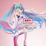 Оригинальная аниме фигурка &laquo;Banpresto Hatsune Miku Racing Ver. ESPRESTO est-Dress&Hair-Racing Miku 2019 Kimono ver.&raquo;