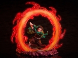 Оригинальная аниме фигурка &laquo;Demon Slayer: Kimetsu no Yaiba Mugen Train Arc Tanjiro Kamado Hinokami Kagura Hekira no Ten 1/8 Complete Figure (ANIPLEX+ Exclusive)&raquo;