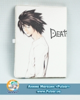 Скетчбук с обложкой из Эко Кожи «Death Note» tape 01