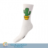Дизайнерские носки Cactus (white)