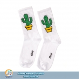 Дизайнерські шкарпетки Cactus (white)