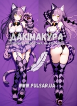 Дакімакура (подушка для обіймів)  150 см &laquo;Чеширський кіт, Monster Girls Encyclopeia&raquo; модель 2