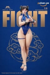 Оригінальна аніме фігурка &laquo;1/6 Scale Female Fighter ChunLi-Street Fighter-HeiJi Toys Studio&raquo;