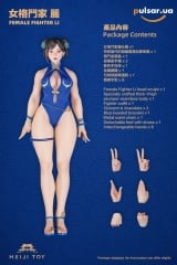 Оригинальная sci-fi фигурка &laquo;1/6 Scale Female Fighter ChunLi-Street Fighter-HeiJi Toys Studio&raquo;
