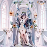 Оригинальная аниме фигурка &laquo;1/6 Scale Wedding Dress Hayase Yuka-Blue Archive-Alice21 Studio&raquo;