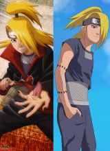 Дакимакура (подушка для объятий)  150 см Naruto - Deidara  tape 2