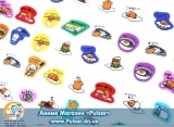 набір наклейок (60 шт) Gudetama Lazy Egg 4 tapes