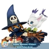 Оригінальна аніме фігурка Digimon Adventure - G. E. M Series Wizarmon & Tailmon ( Megatreshop exclusive )