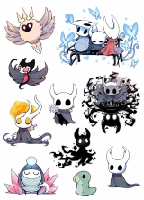 Стикеры &laquo;Hollow Knight: Silksong&raquo; - модель 6