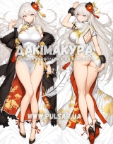 Дакимакура (подушка для объятий)  150 см &laquo;Enterprise - Azur Lane Santas China Dress&raquo; tape 1