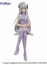 Оригинальная аниме фигурка «Re:Zero Echidna Snow Princess Noodle Stopper Figure»