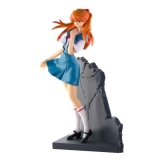 Оригинальная аниме фигурка Evangelion New Movie Ver. School Uniform Souryuu Asuka Langleyi EX Figure / Sega (Game Prize)