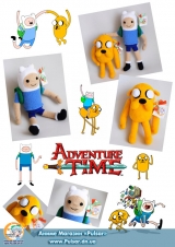 Мягкая игрушка "Amigurumi"  "Adventure time - Finn"