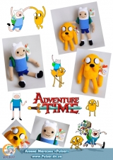 М`яка іграшка "Amigurumi" "Adventure time - Finn"