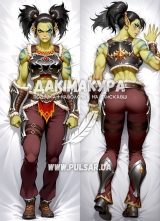 Дакимакура (подушка для объятий)  150 см &laquo;Гарона Халфорсен Варкрафт [Garona Halvorsen Warcraft]&raquo; модель 5