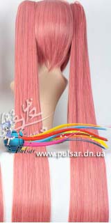 Косплей Парик Miku Hatsune Pink ( Vocaloid) 120 см