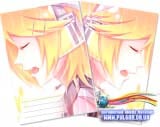 Зошит у клітинку ( Len,Rin Kagamine / (Vocaloid) 36 аркушів