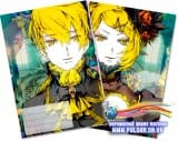Зошит у клітинку ( Len,Rin Kagamine Gothick Style/ (Vocaloid) 36 аркушів