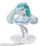 Оригинальная аниме фигурка &laquo;"Hatsune Miku Series" Luminasta Hatsune Miku x Cinnamoroll White Dress Ver.&raquo;
