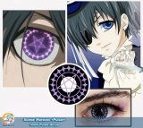 Контактная цветная  линза Сиэля (Ciel Phantomhive) из аниме Темный дворецкий (Kuroshitsuji)