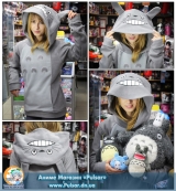 Худи Totoro Full Gray