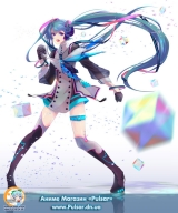 Оригинальная аниме фигурка Hatsune Miku : Magical Mirai 2015 Ver. GOODSMILE ONLINE SHOP Exclusive.