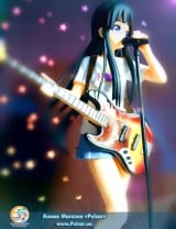 Оригінальна аніме фігурка Mio Akiyama Lefty Rock&rsquo;n Roll PM Figure &mdash; K-ON!!