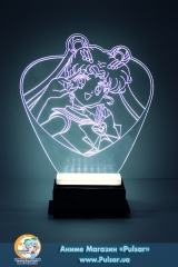 Диодный Акриловый светильник Sailor Moon