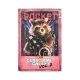 Дерев'яний постер «Rocket in frame»