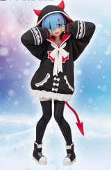 Оригинальная аниме фигурка &laquo;Ichiban Kuji "Re:ZERO Starting Life in Another World" B Prize Rem Big hoodie ver.&raquo;
