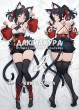 Дакимакура (подушка для объятий)  150 см &laquo;Некомия Мана Zenless Zone Zero&raquo; tape 1